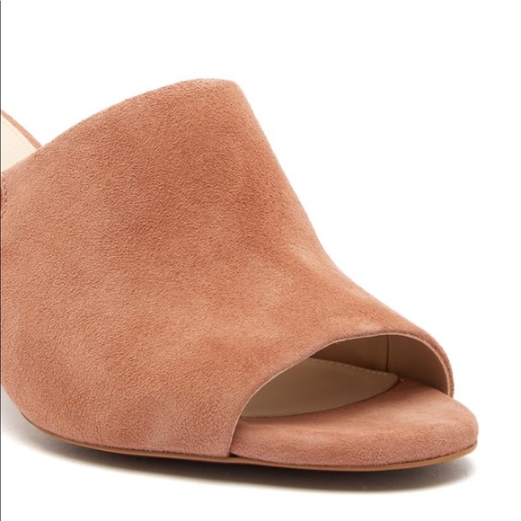 Suede Open Toe Mule - Picture 3 of 8